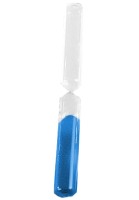 Eliga Sanduhren-Glaszylinder 15 min Sandfarbe blau