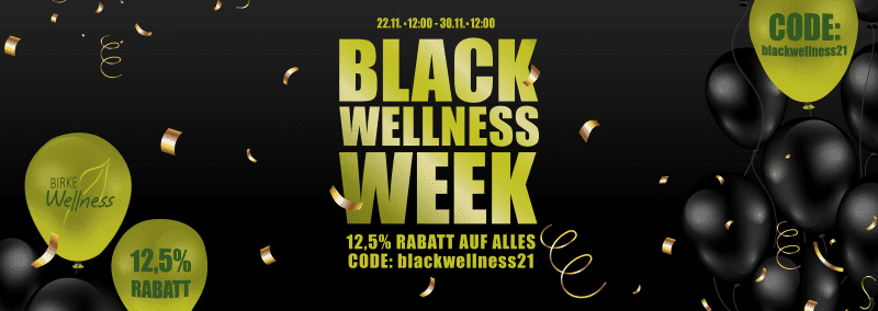 Unsere black wellness week beginnt Montag um 12 Uhr!