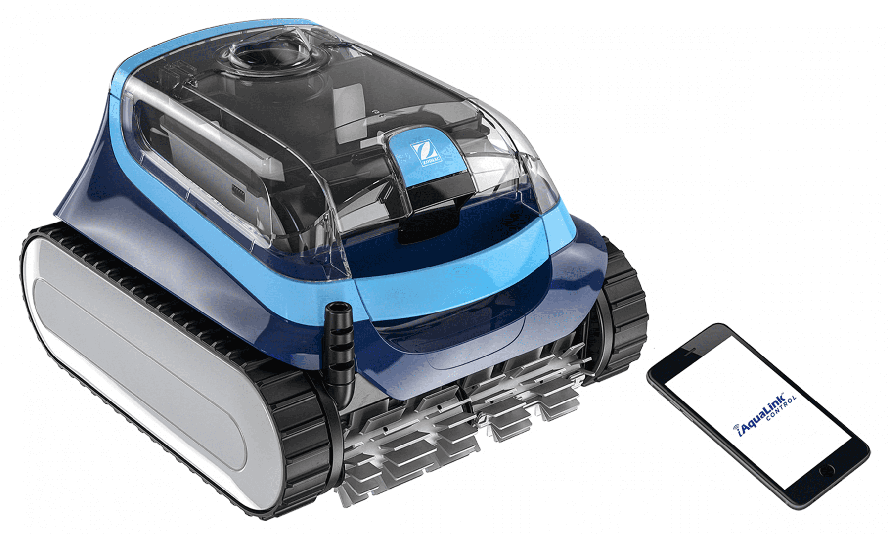 Dolphin E35 Poolroboter mit Transportwagen und time4wellness Poly Filter Compact 