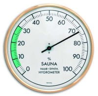 Rundes Sauna-Hygrometer