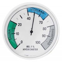 rundes Vitalbad/Sauna-Hygrometer