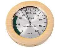 Eliga Hygrometer 170 mm in rundem Holzrahmen