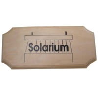 Eliga Türschild -Solarium- eckig-